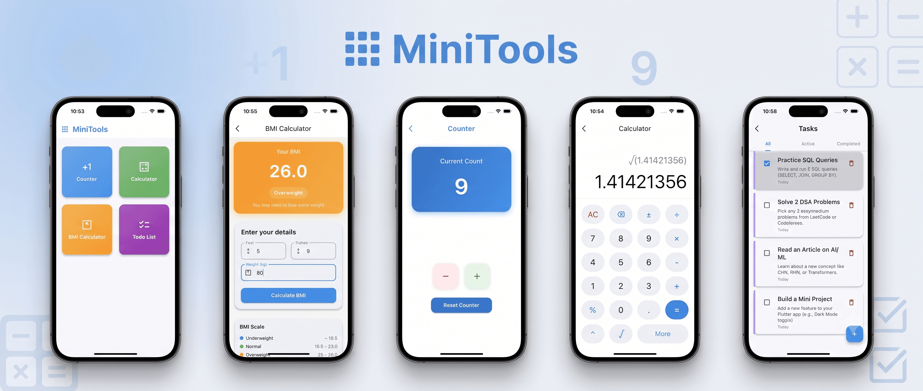 Mini Tools App preview